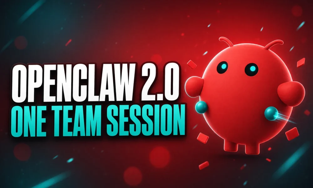 OpenClaw 2.0 shared team workplace sessions release