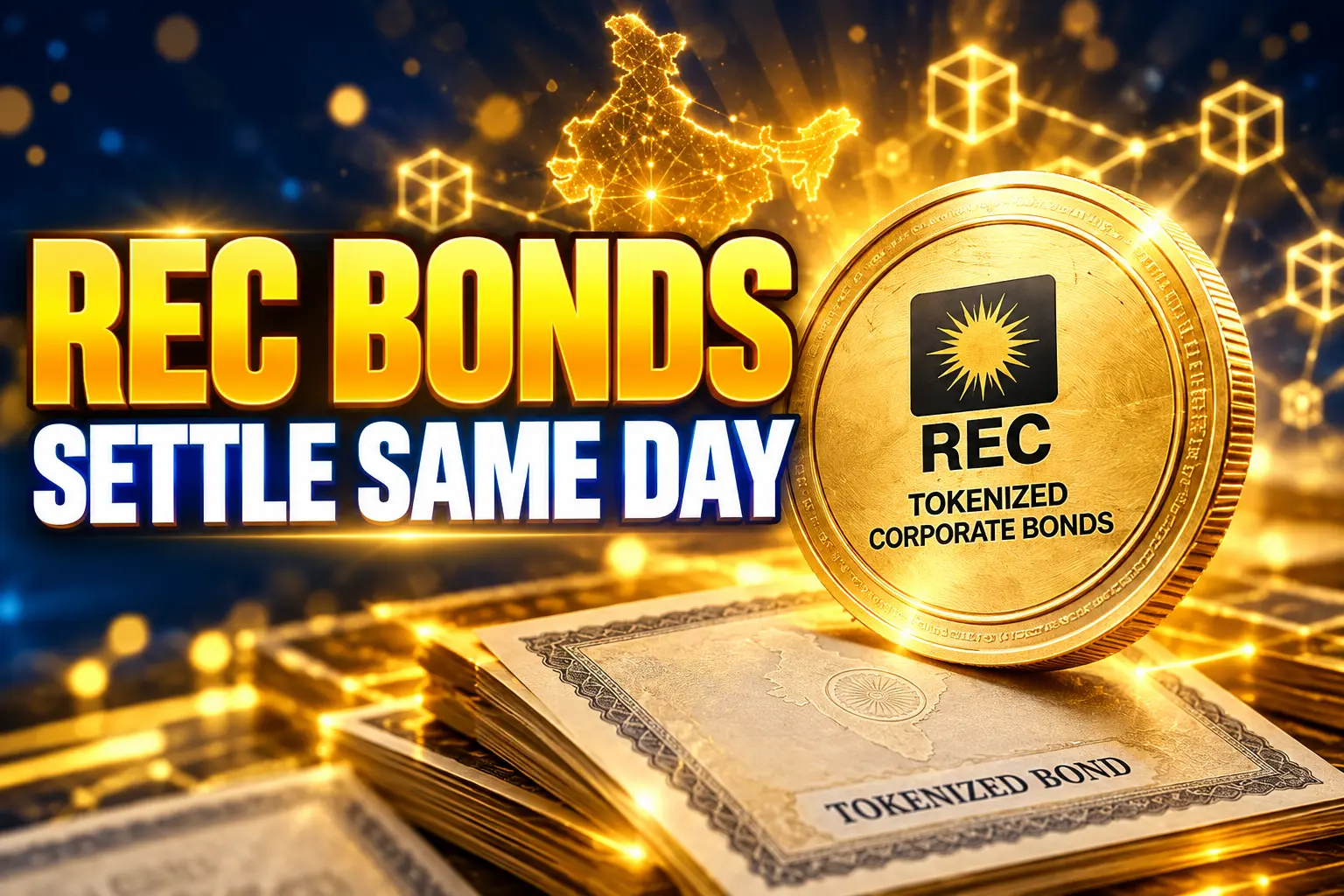REC tokenised bonds same-day digital settlement