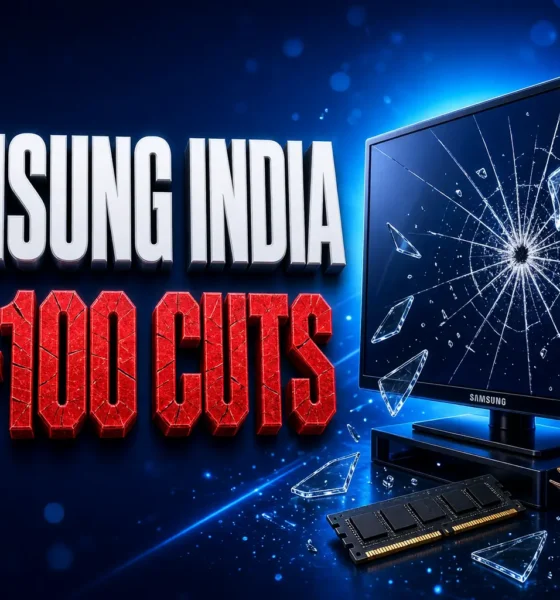 Samsung India TV home appliance job cuts memory costs
