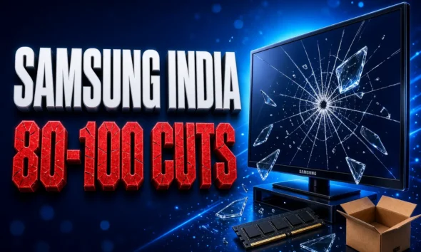 Samsung India TV home appliance job cuts memory costs