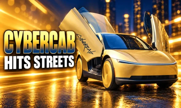 Tesla Cybercab public rides Austin streets September