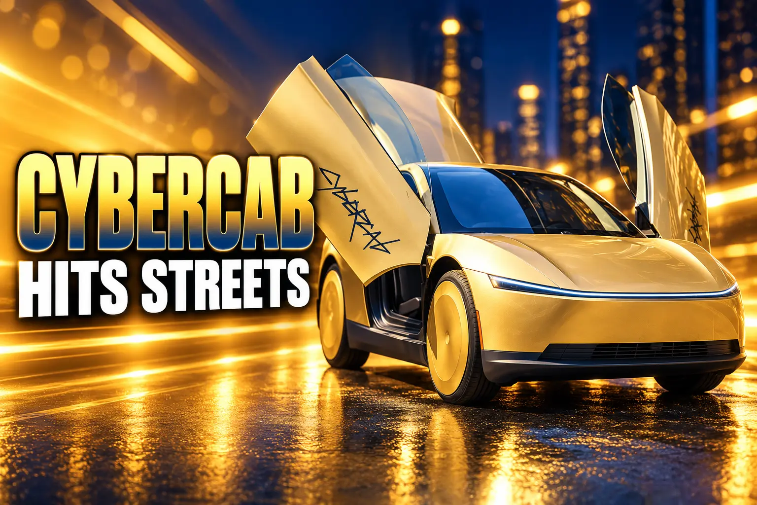 Tesla Cybercab public rides Austin streets September