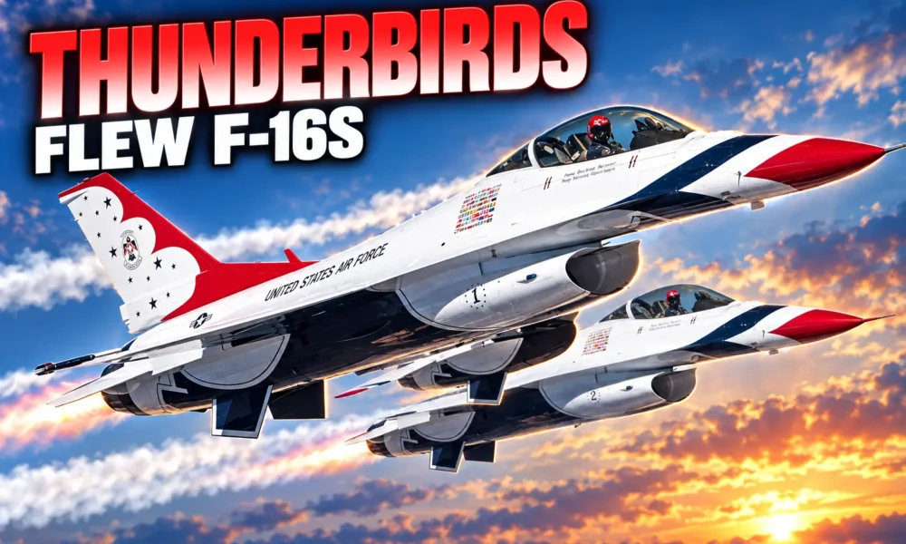 Thunderbirds F-16 performance Fort Wayne Air Show 2025