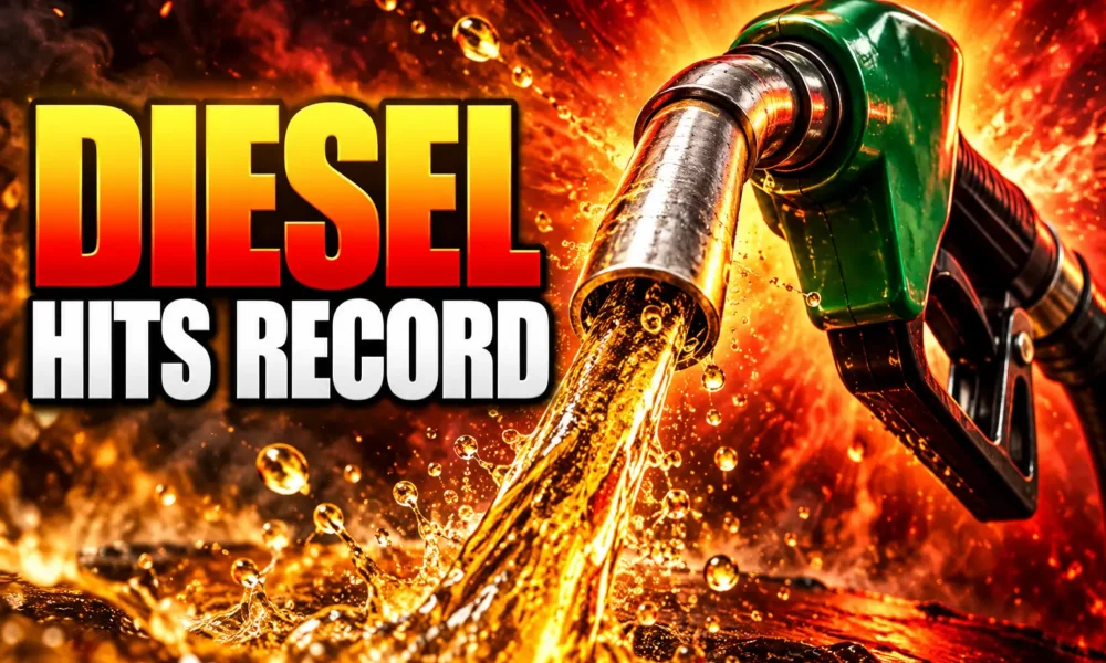 diesel hits all-time record $5.820 gallon GasBuddy