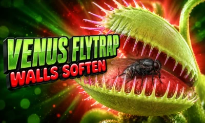 Venus flytrap snap cell wall softening mechanism