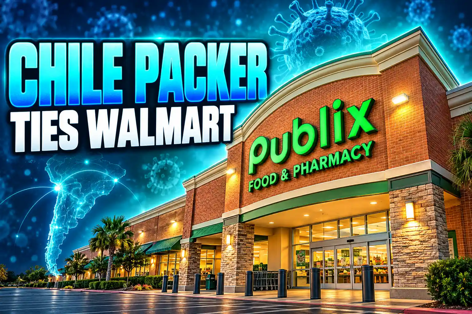 Comfrut Chilean packer ties Walmart Great Value berries E coli