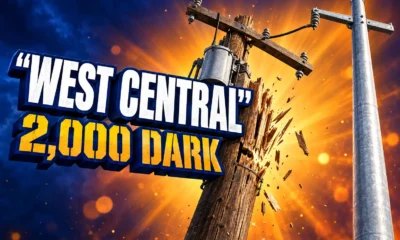 West Central Fort Wayne I&M power outage 2000 customers