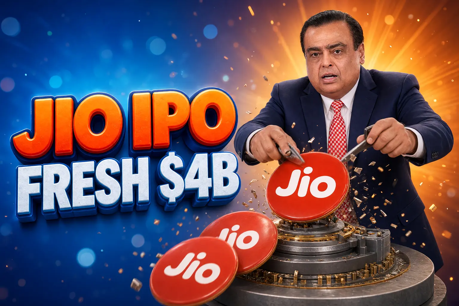 Jio Platforms IPO fresh issue $4 billion meetings