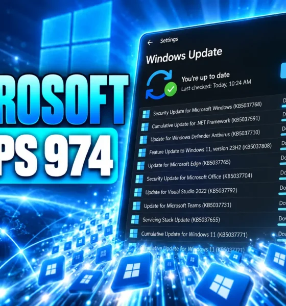 Microsoft September Patch Tuesday 974 CVE record