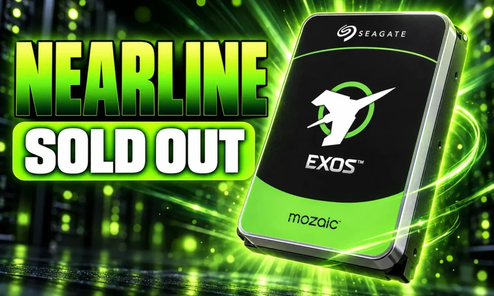 Seagate nearline output sold out into 2028