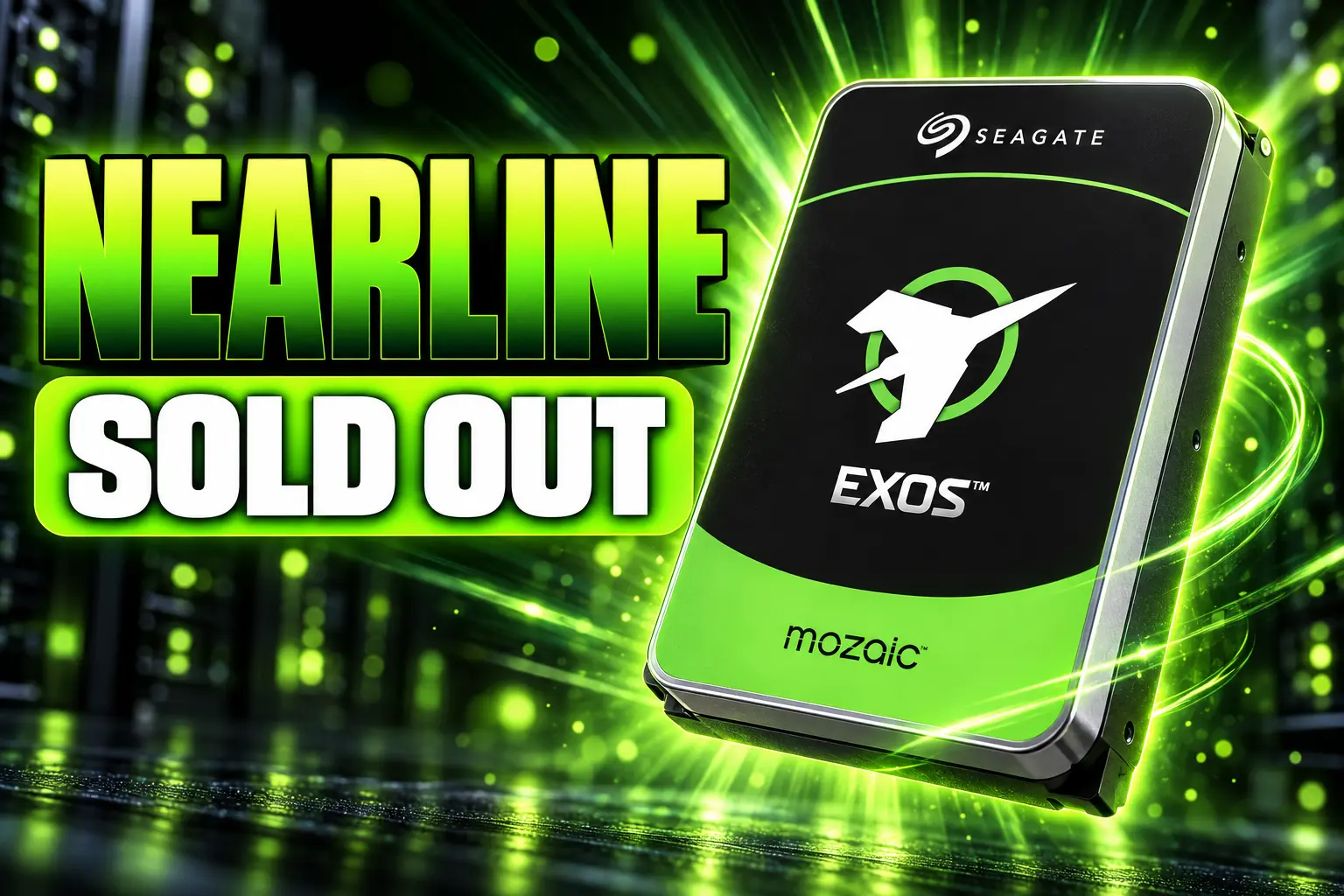 Seagate nearline output sold out into 2028