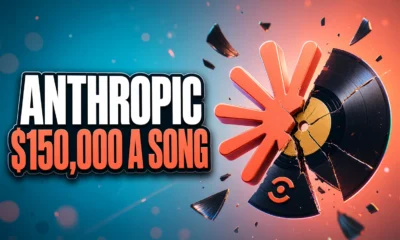 Sony Warner Anthropic lawsuit torrented song lyrics damages