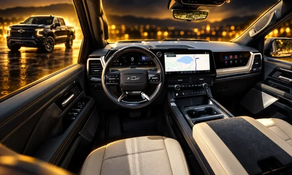 GM CarPlay window on 2027 Silverado Sierra