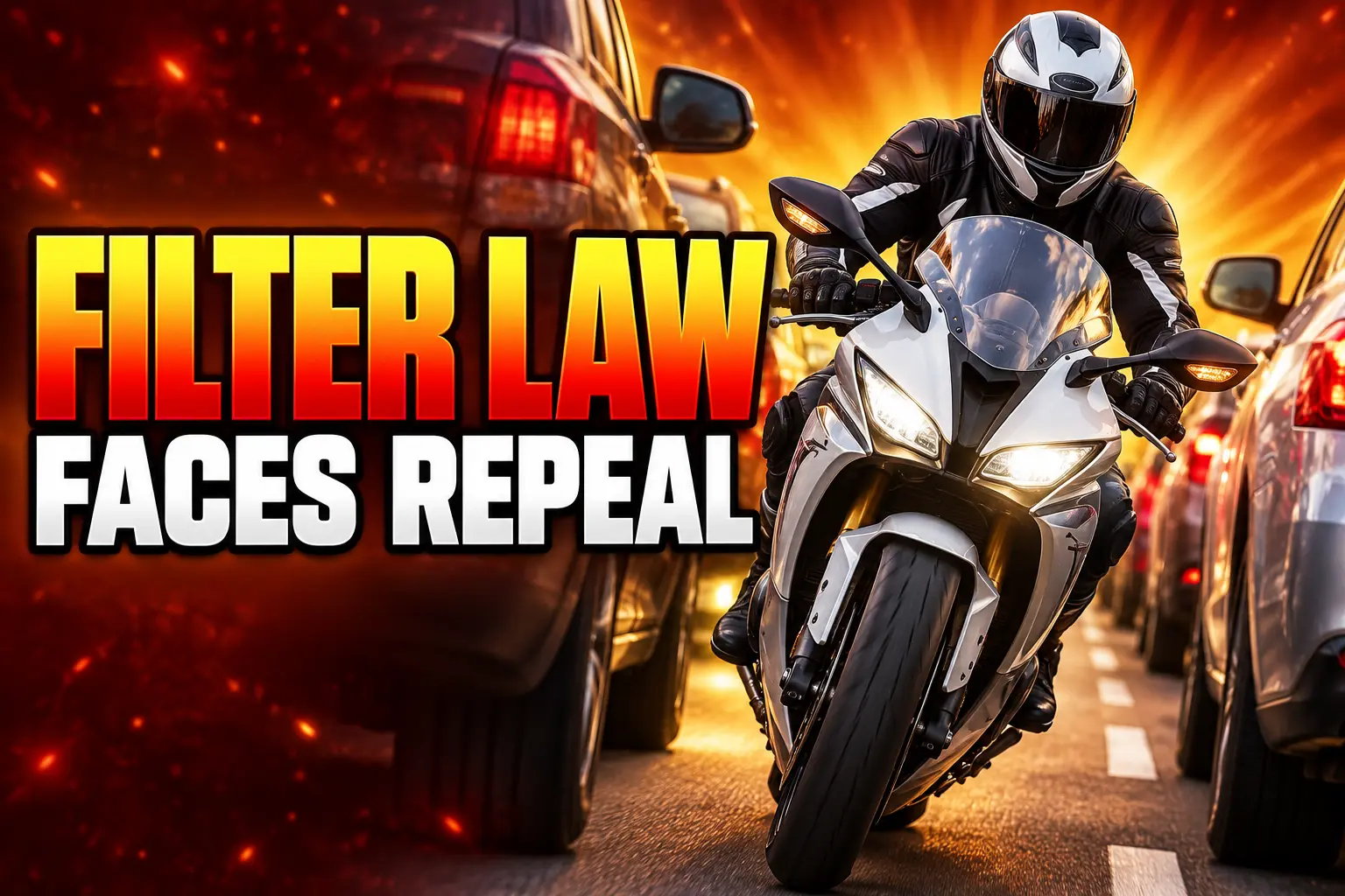 Colorado motorcycle filtering law faces 2027 repeal