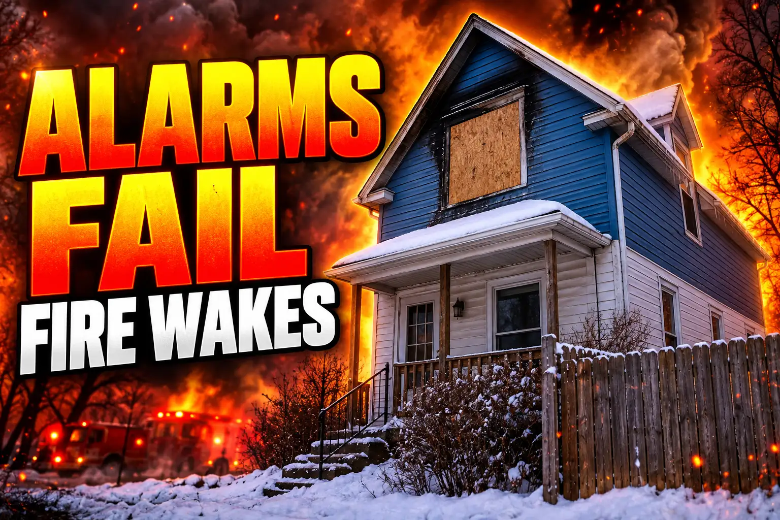 Glenwood Avenue Fort Wayne house fire alarms failed