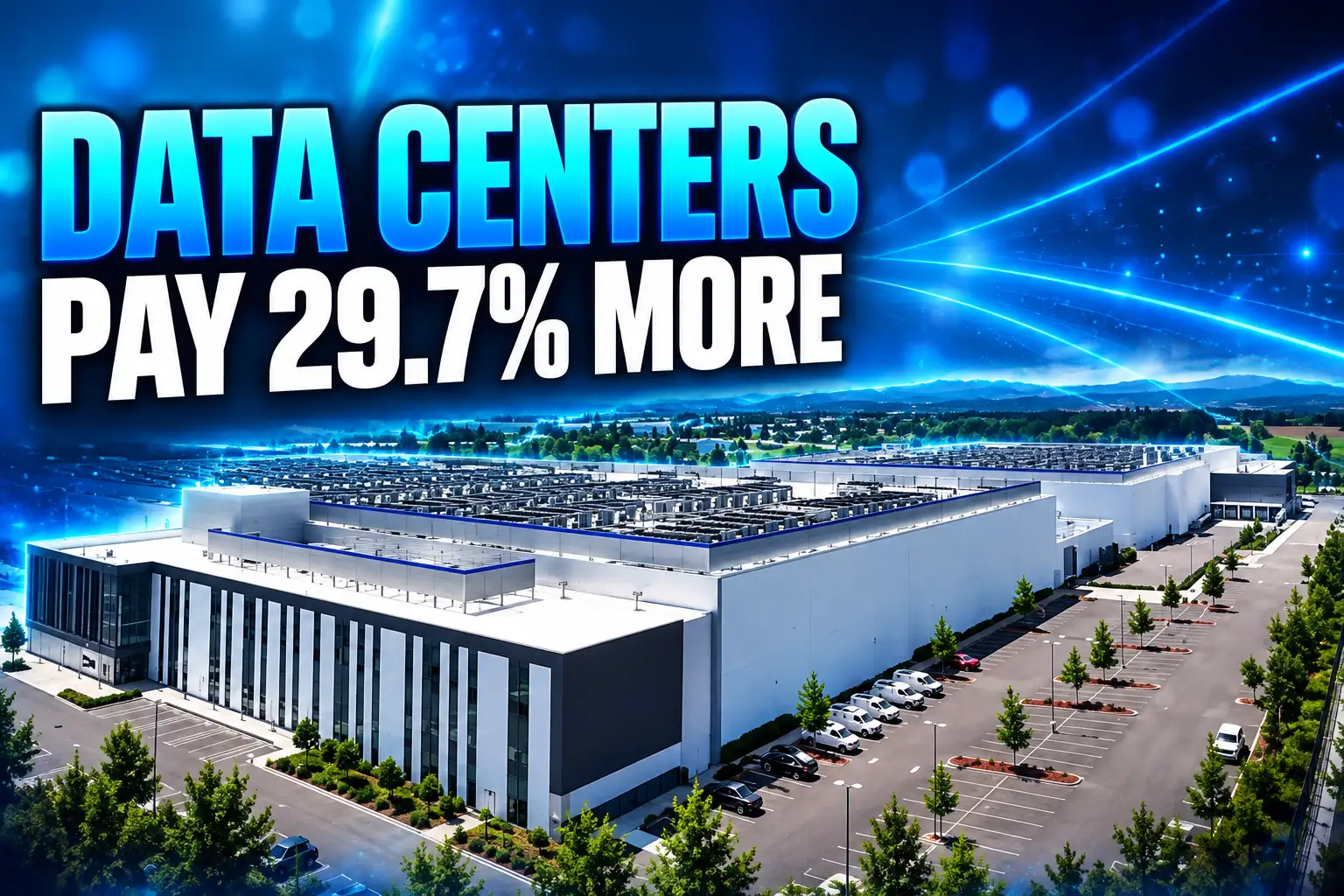 Oregon PGE data centers pay 29.7 percent more