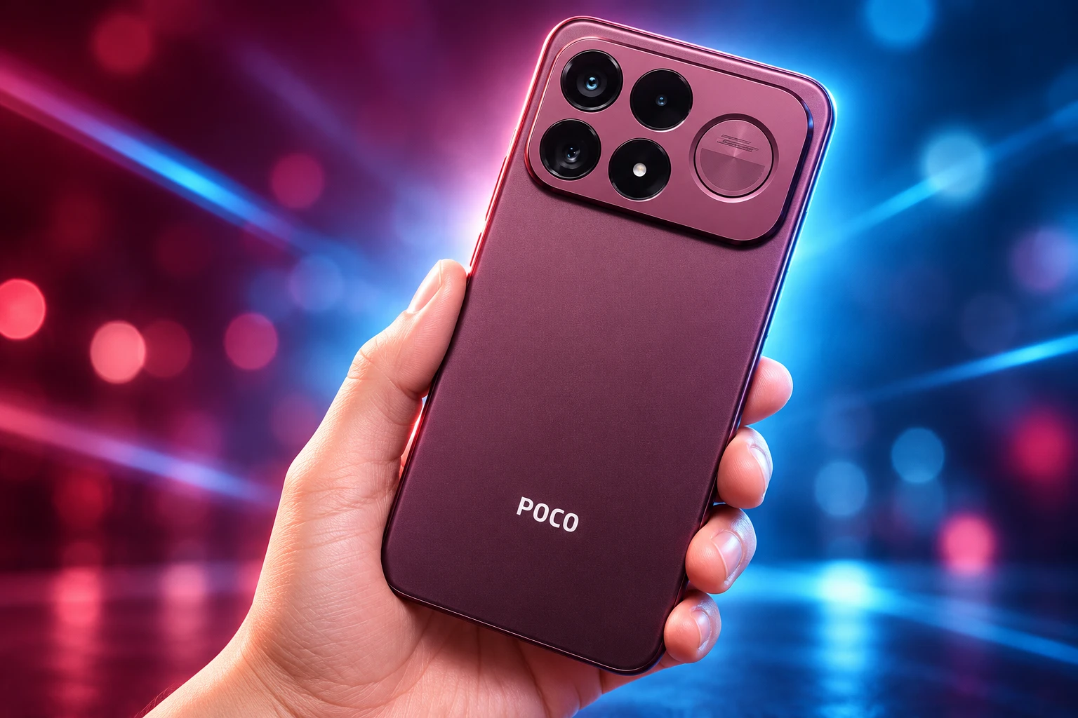 Poco F9 Ultra Dark Cherry ships before iPhone 18