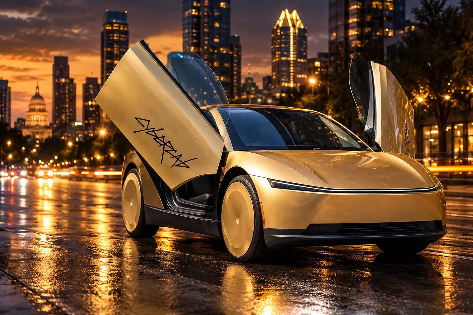 Tesla Cybercab public rides Austin streets September