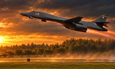 Twelve B-1B Lancers leave RAF Fairford