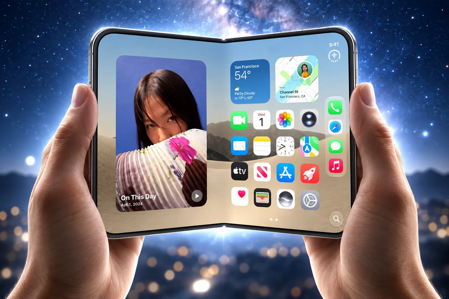 Apple iPhone Duo foldable unveiled at 1999 dollars