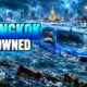 Bangkok drowned 300mm rain eastern floods