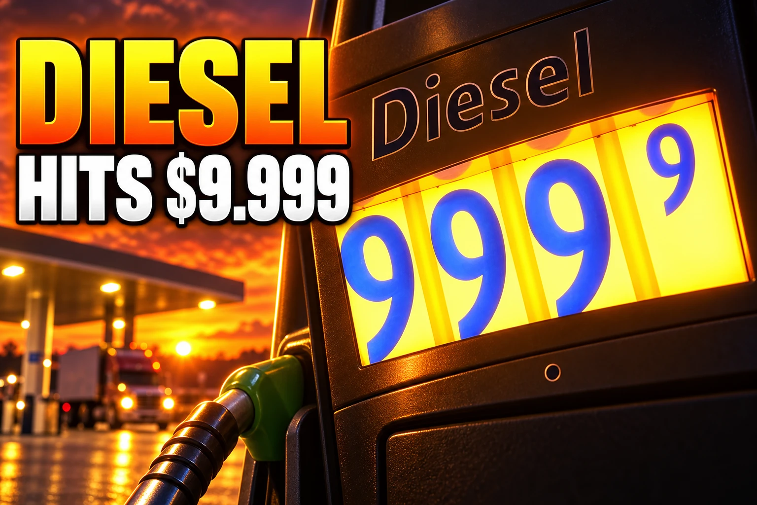 California diesel pumps max out at $9.999