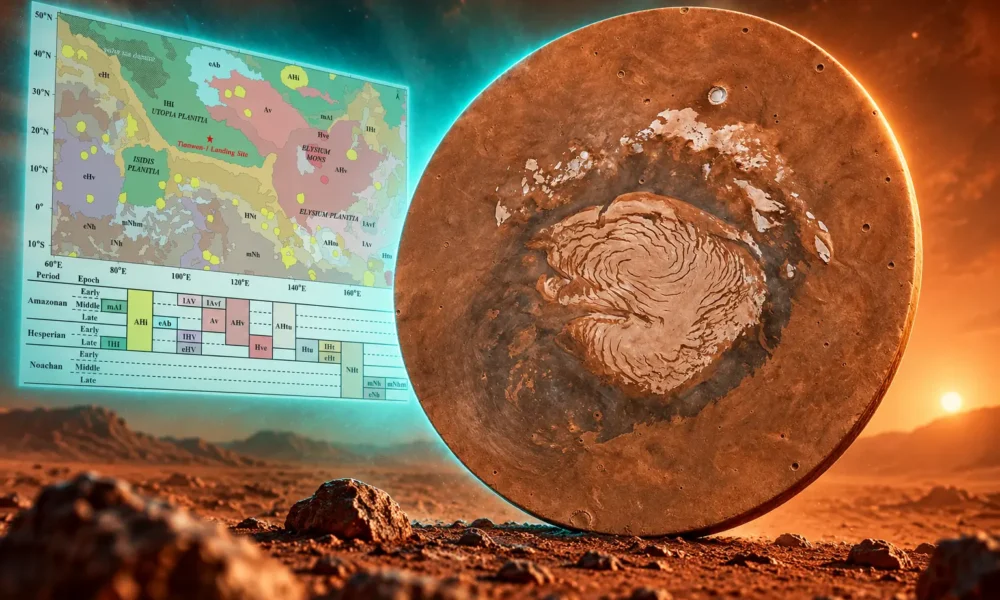 China 2028 Mars geologic map time scheme