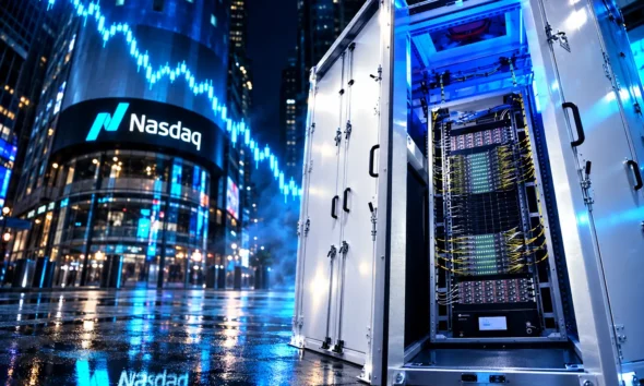CoreWeave AI debt fears Nasdaq selloff October