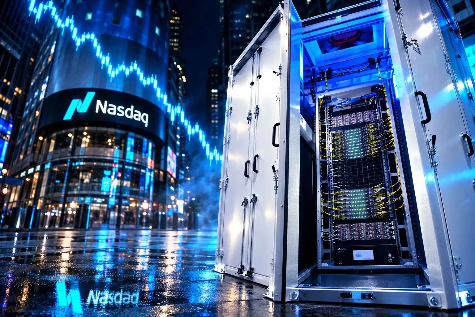 CoreWeave AI debt fears Nasdaq selloff October