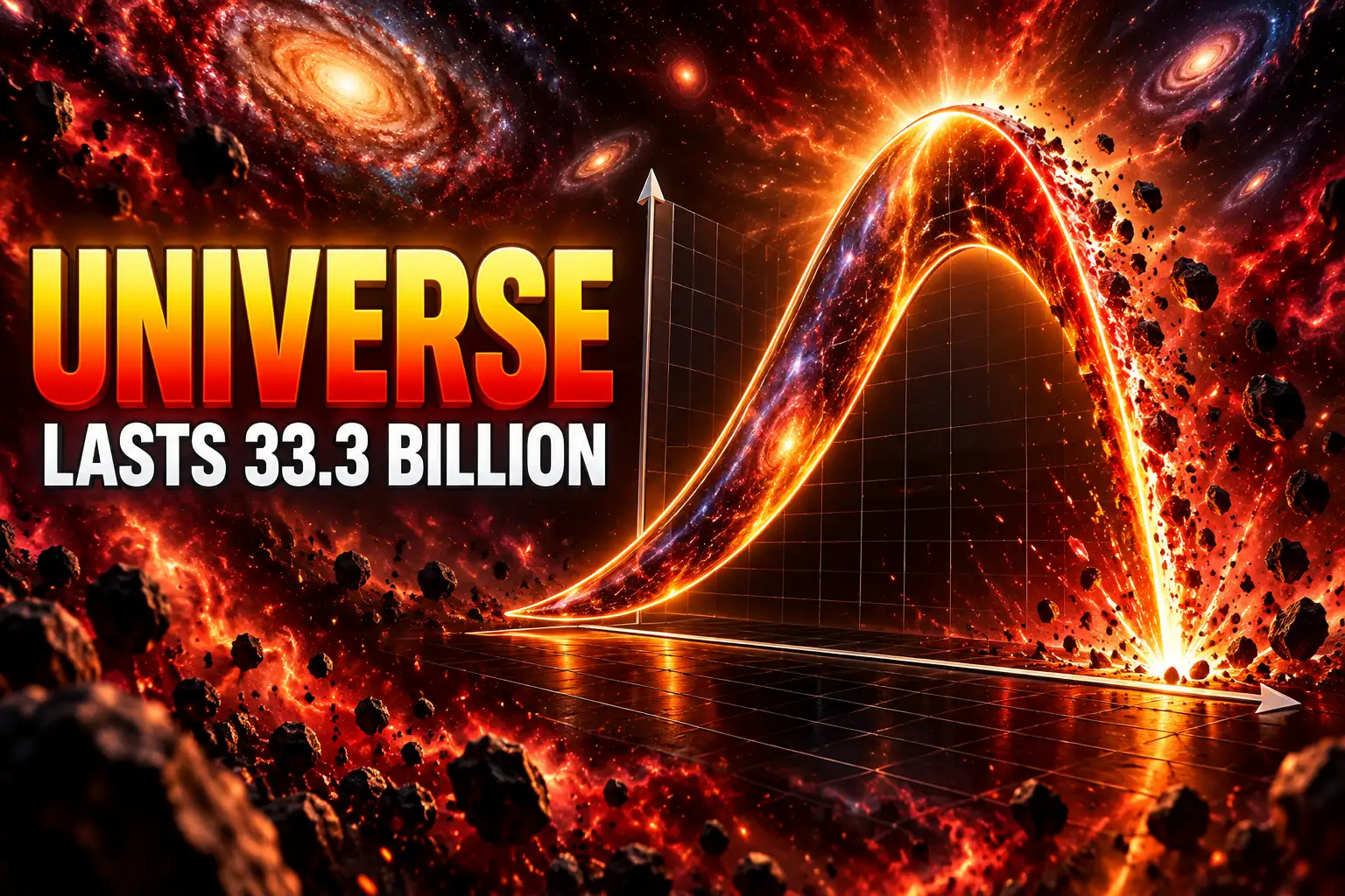 Cornell Big Crunch 33.3 billion year universe model