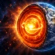 Earth's core gravity changes day length milliseconds