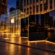giant iPhone Duo sculptures Apple Fifth Avenue plaza