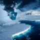 Greenland Antarctica lost 11309 billion tonnes of ice