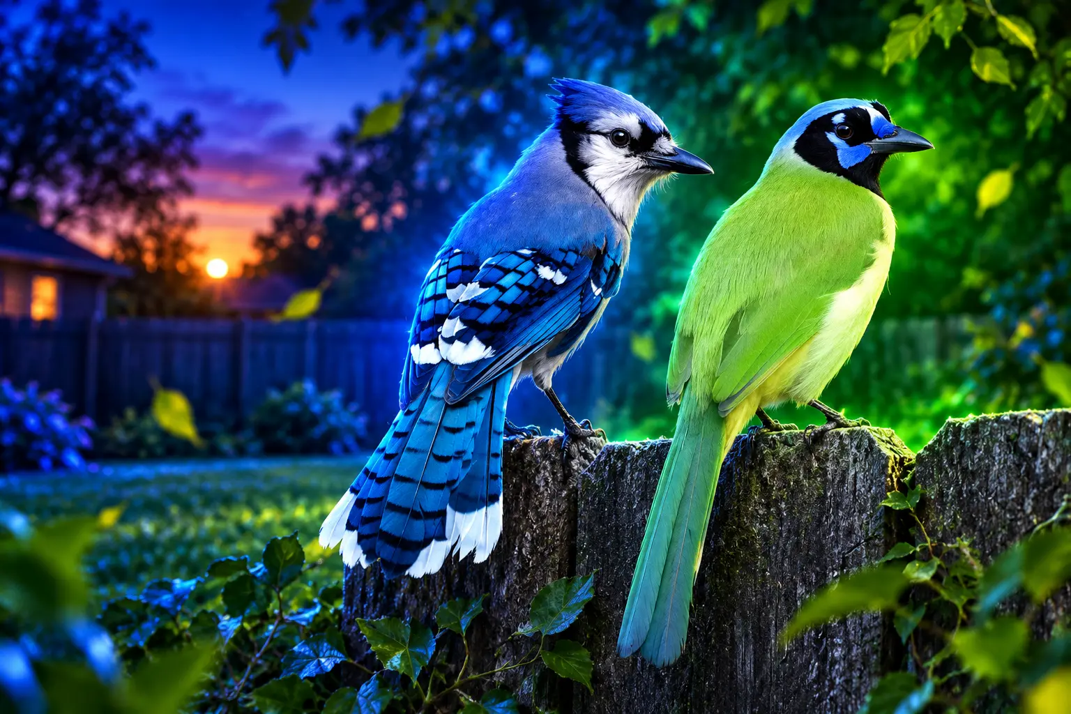 grue jay hybrid spotted in San Antonio suburb