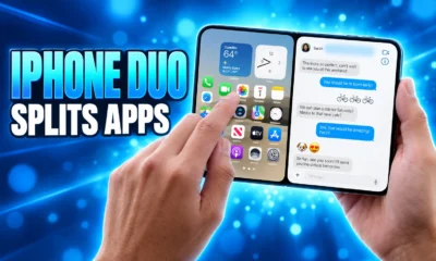 iPhone Duo Split View compared with iPad mini