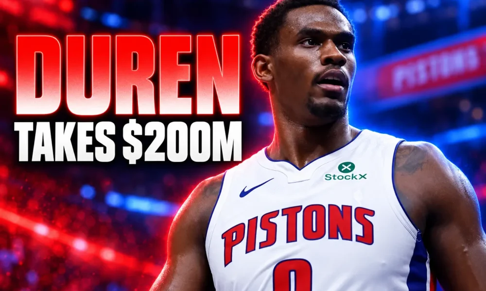 Jalen Duren Pistons 200 million fully guaranteed contract