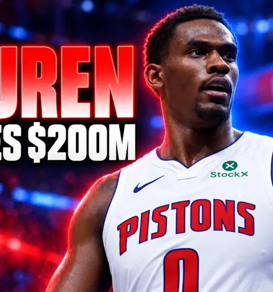 Jalen Duren Pistons 200 million fully guaranteed contract