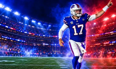 Josh Allen five touchdowns Bills beat Lions 41-31