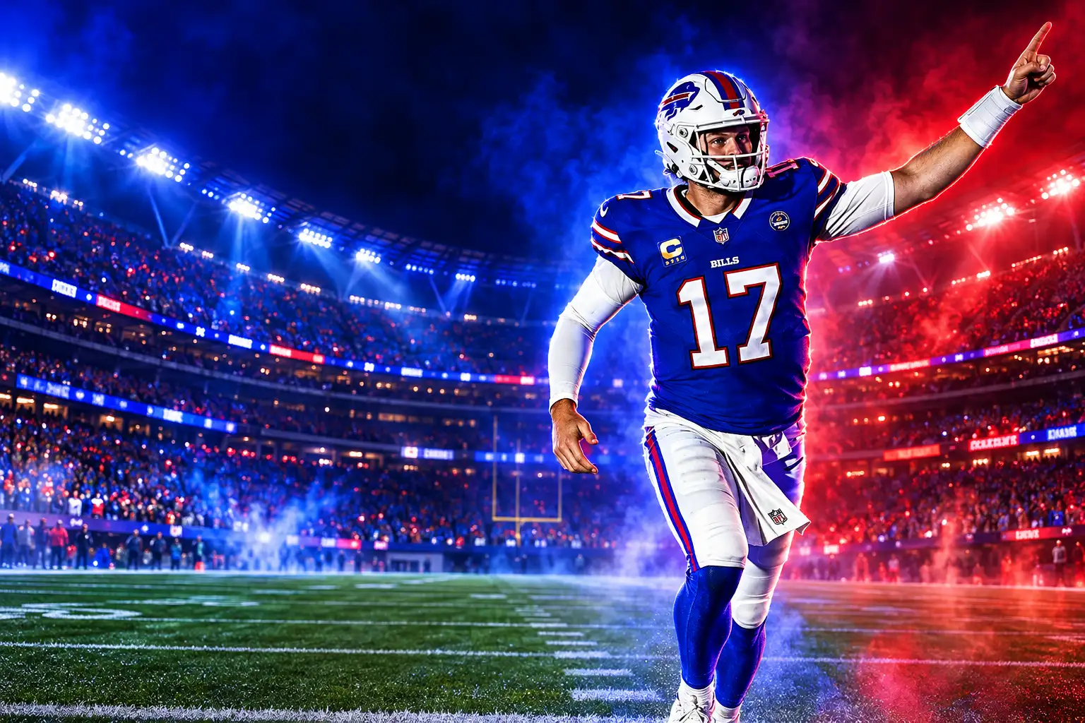 Josh Allen five touchdowns Bills beat Lions 41-31
