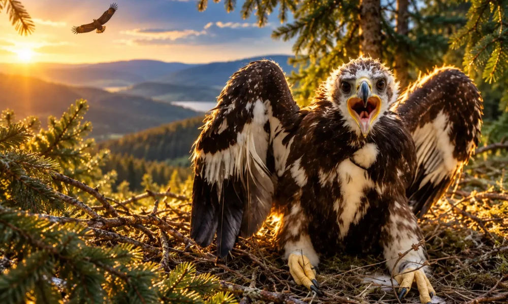 Judi Dench names golden eagle GoldenEye Scotland
