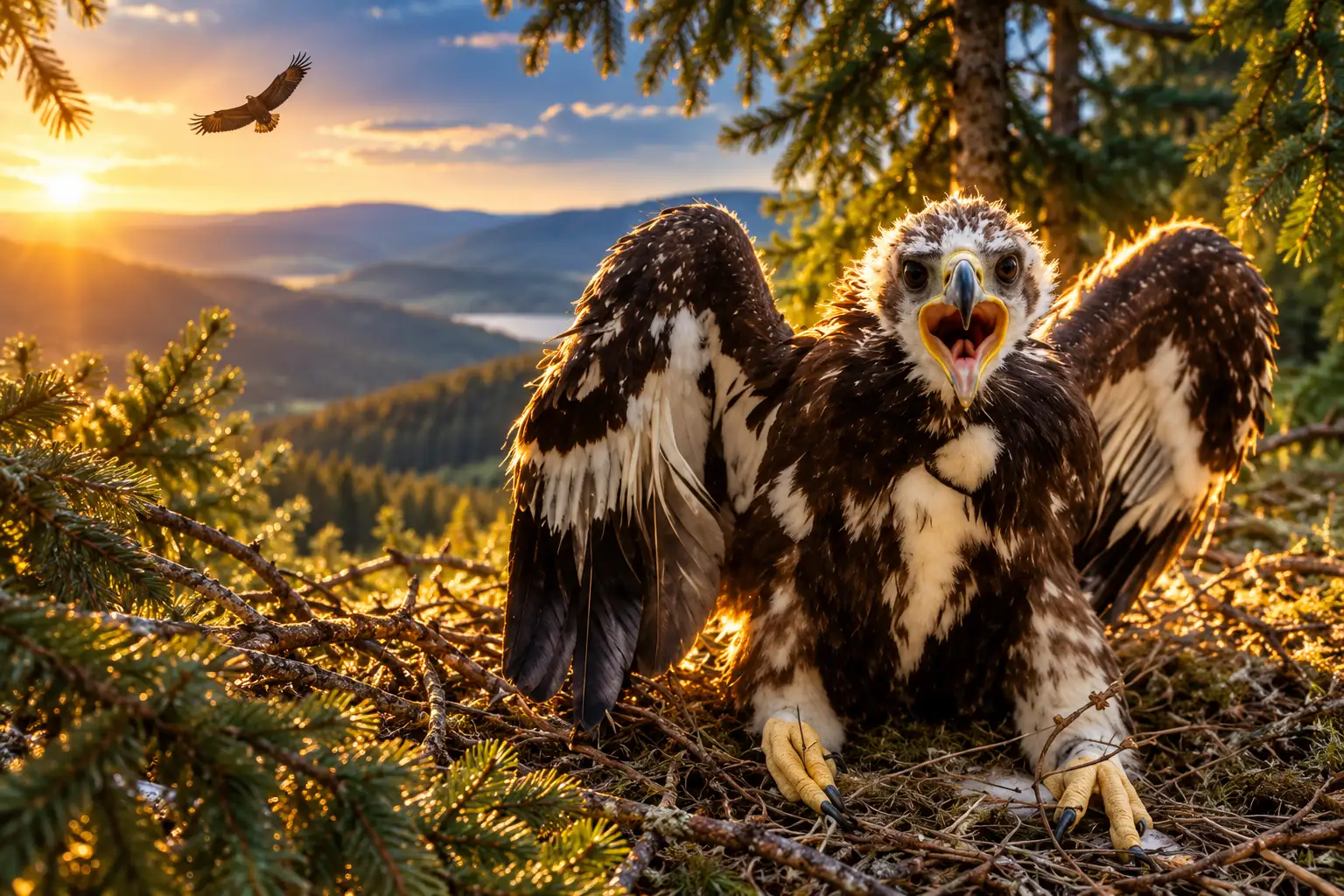 Judi Dench names golden eagle GoldenEye Scotland
