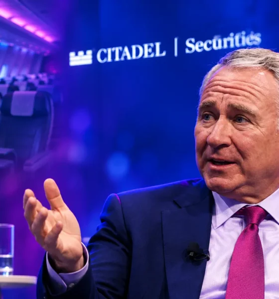 Ken Griffin AI bubble GPU airline seats warning