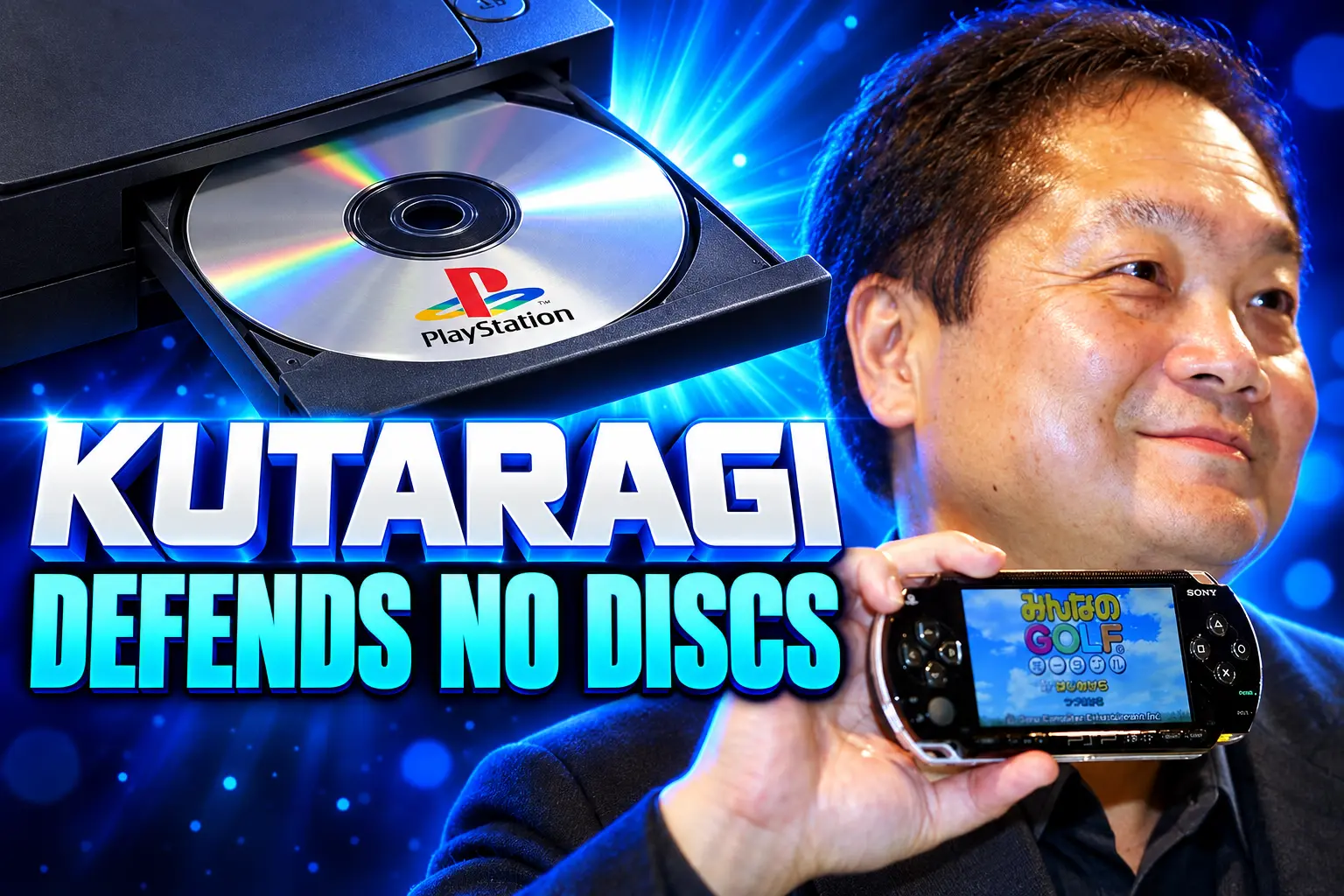 Ken Kutaragi PlayStation discs mentality issue 2028