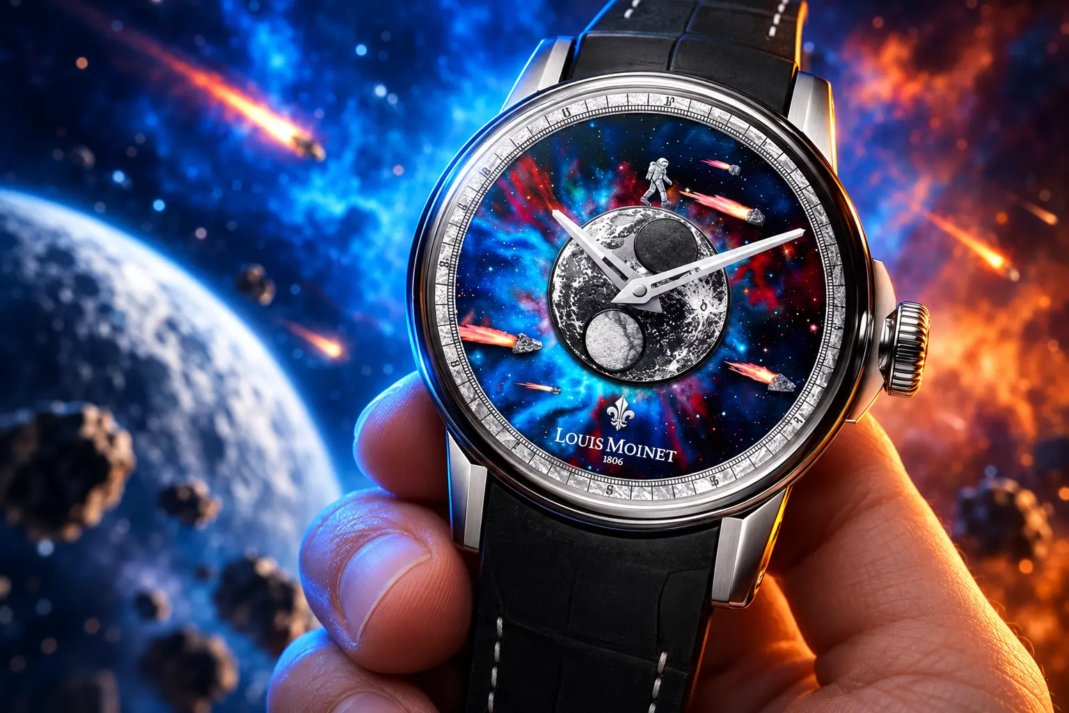 Louis Moinet Moon Meteor twelve watches 48000 francs