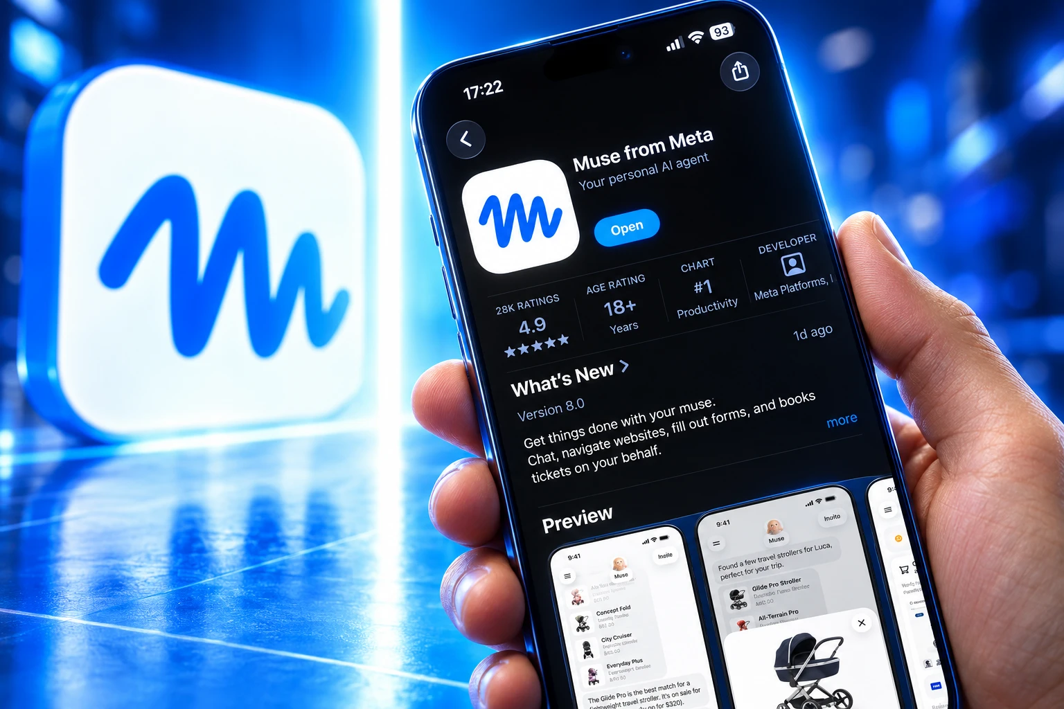 Muse tops App Store Amazon blocks agent
