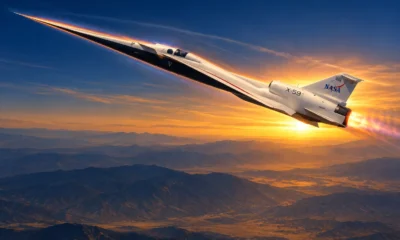NASA X-59 reaches Mach 1.4 over Edwards