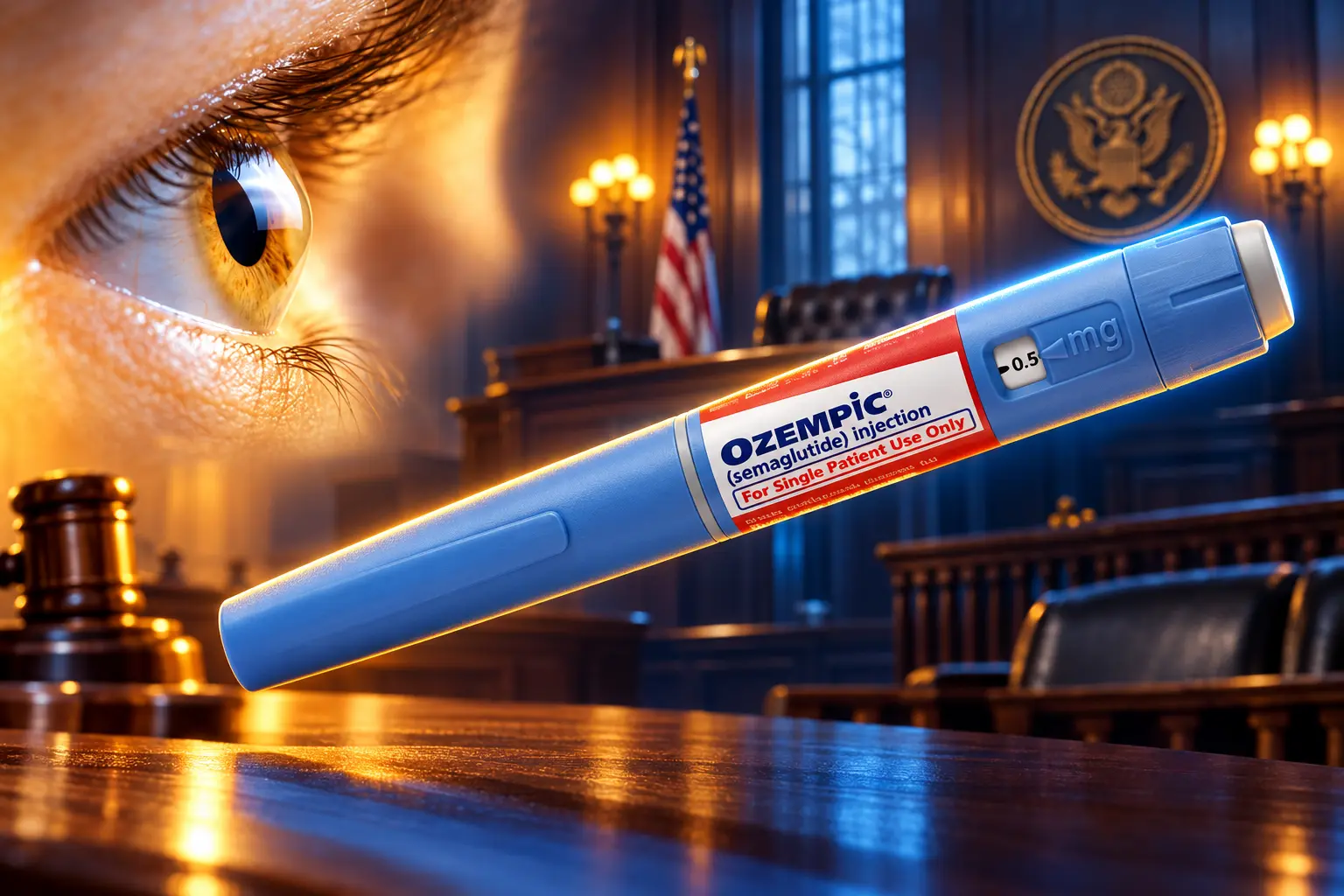 Ozempic NAION vision-loss lawsuits Philadelphia 216