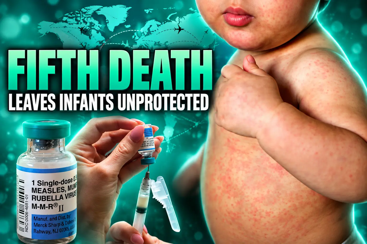Pennsylvania fifth measles death Lancaster County 2026