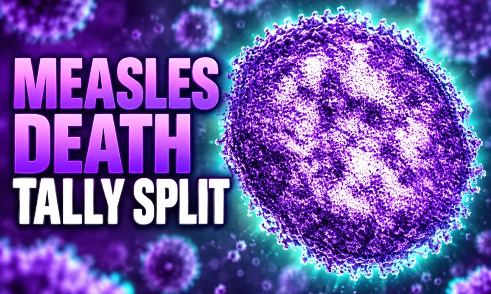 Pennsylvania Jefferson County adult measles death 2026