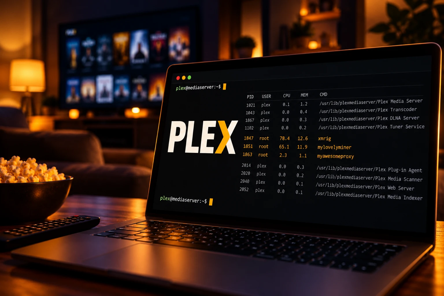 Plex2Shell exploits on unpatched Plex Media Server